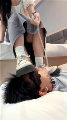 【静琪】脏鞋白袜气味辱-吃袜子   JS260802-14