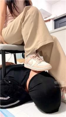 【静琪】深喉专场粉色dunk白袜裸足  JS260911-29
