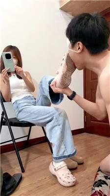【滴滴S】脏鞋白袜玩鞋奴    JS260924-1